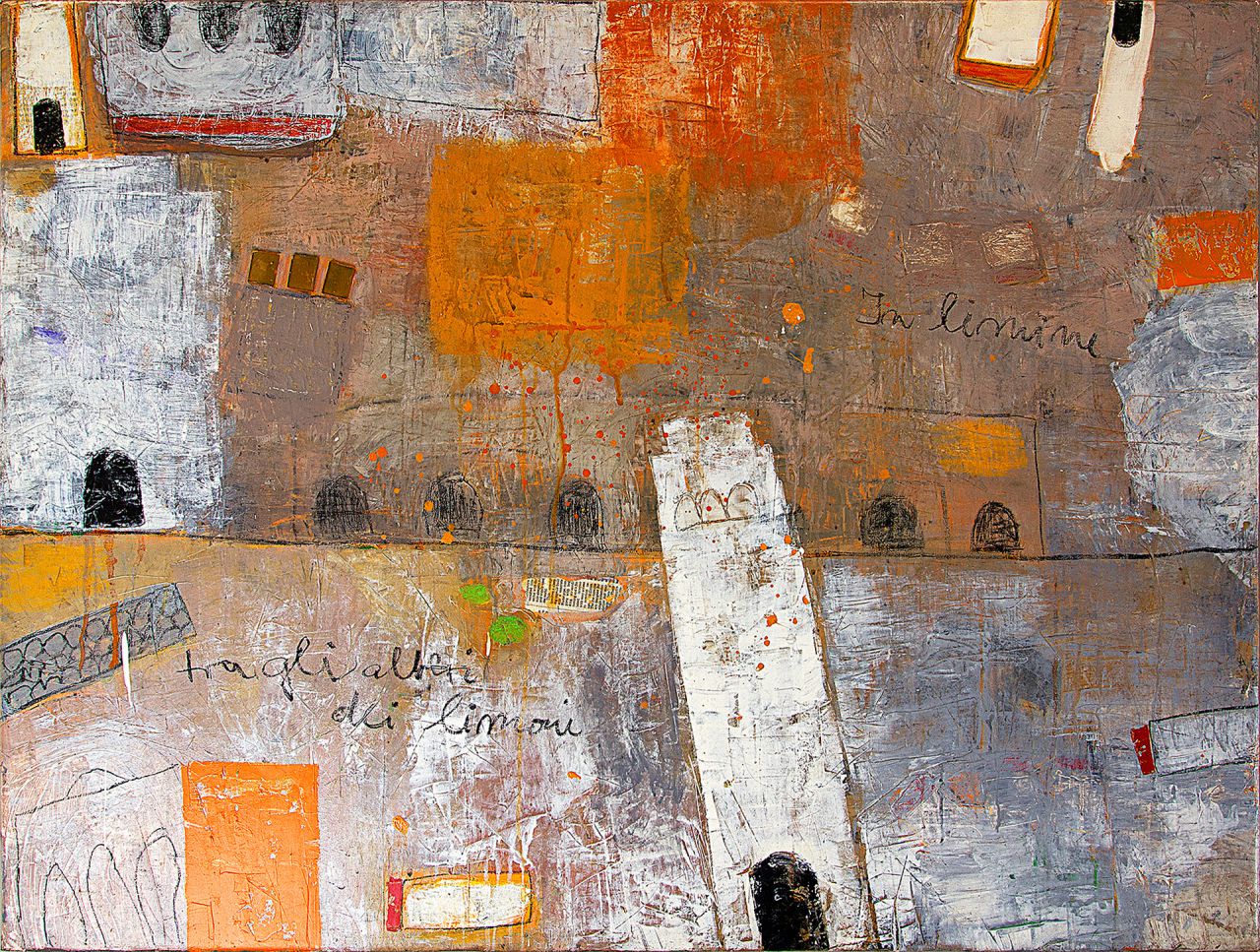 BRANKA RIĐIČKI - Limoni, Acryl on canvas, 122 X 91 cm