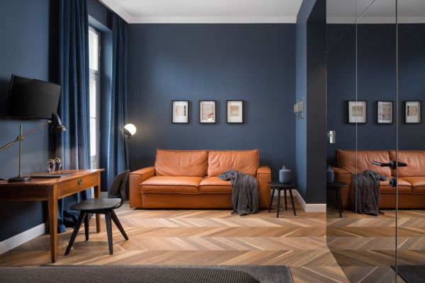 Sophisticated charm in Deluxe double room 'Bianchini' at Almayer Art & Heritage Hotel’s annexe with stylish interior and comfortable sofa